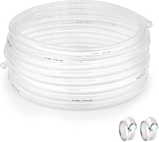 3/4’’ ID × 1’’ OD - 100 ft Clear Vinyl Tubing Flexible PVC Tubing by ProfessionalBrand