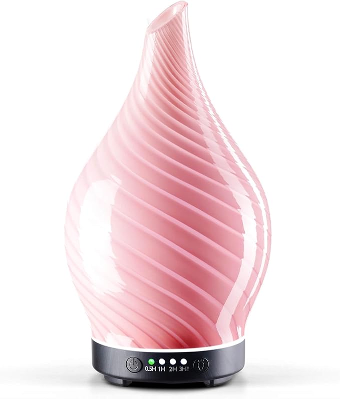 Porseme 150ml Essential Oil Diffuser Glass Color Changing Aroma Air Diffusers by Porseme