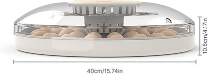30 Eggs Incubator with Automatic Egg Turning with External Injection Water - Image 2