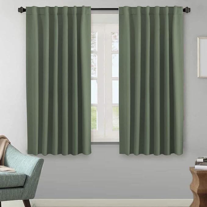 H.VERSAILTEX Blackout Curtains Thermal Insulated Window Treatment Panels Room by HVERSAILTEX