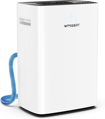100 Pint Dehumidifier for Home and Basement, 6L Water Tank, 7000 Sq.Ft Coverage by WPSOERT