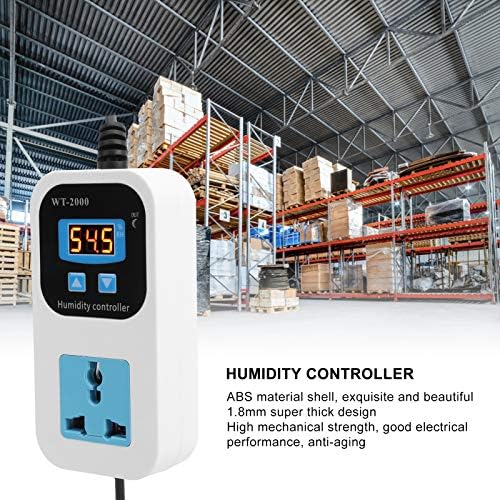 Humidity Controller, WT2000 Humidistat Mushroom Greenhouse Pre Wired Outlet - Image 4
