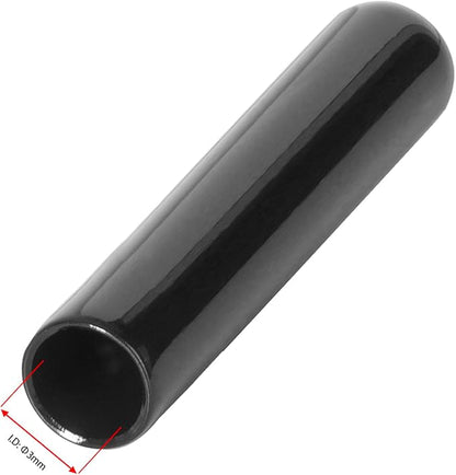 20 PCS Black Round Vinyl Rubber End Caps Kits, Flexible Screw Thread Protectors - Image 2