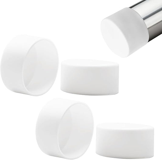 4 Pcs 2-1/2" Round Chair Leg Tips Caps, Silicone Rubber Furniture Leg Floor by BOPOREAE