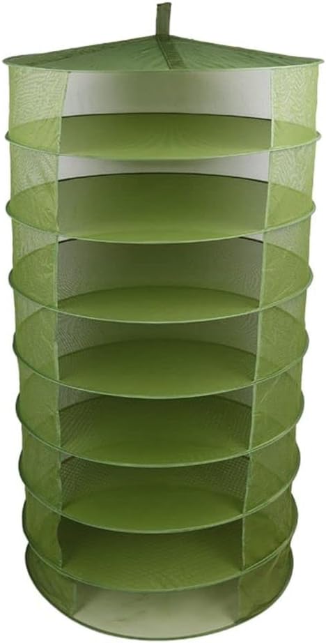 Grow1 Drying Rack 8 Layer Harvest Drying Net, 3ft Collapsible Mesh Dryer by DL+Wholesale