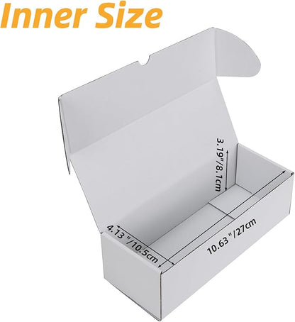 Bulk 300 Capacity Card Toploaders Storage Box, in Total 25 Pack All White - Image 4