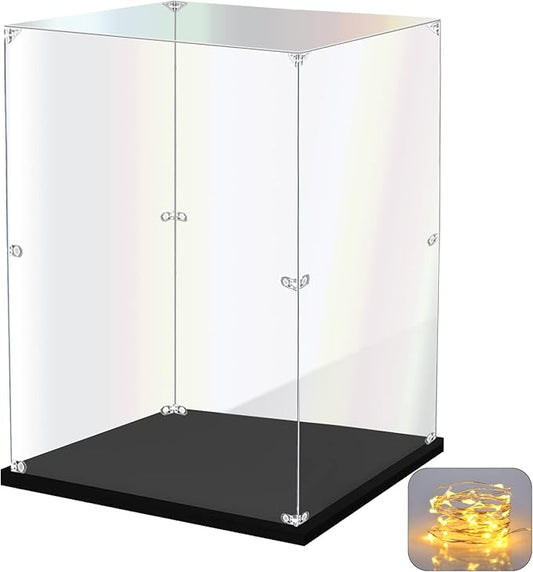 Acrylic Display Case for Collectibles Assemble Clear Acrylic Display Box for by KOLIPI