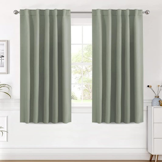 H.VERSAILTEX Blackout Curtains Thermal Insulated Window Treatment Panels Room by HVERSAILTEX