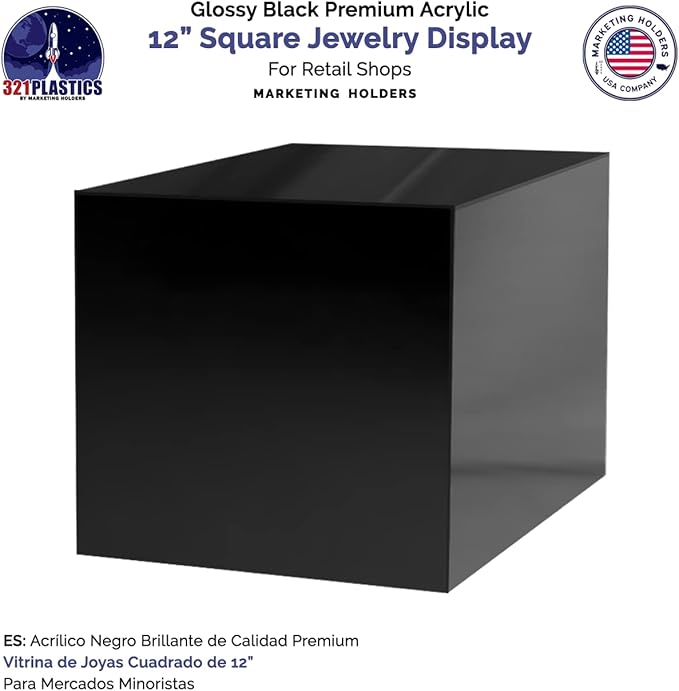 Marketing Holders 12" Acrylic Display Riser Box - Image 5