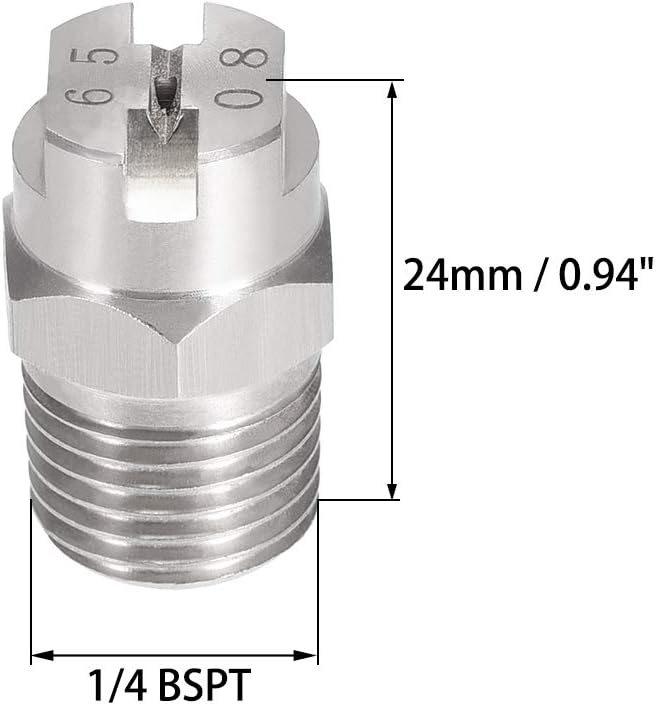 uxcell Flat Fan Spray Tip - Image 2