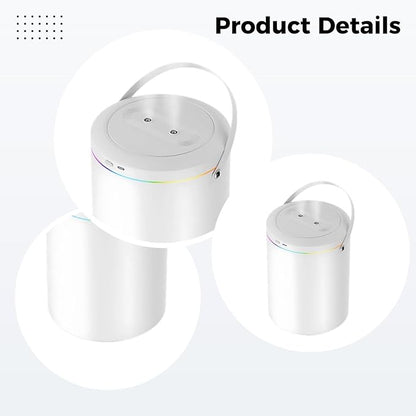 3L Portable Humidifier With Dual Nozzles, Colorful Night Light, Handle Design - Image 4
