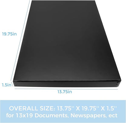 Lineco Museum Archival Storage Box, 13.75x19.75x1.5 in. Drop Front Design. - Image 2