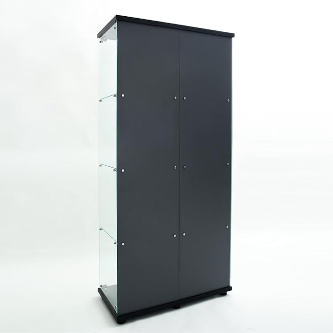 Yoluckea 4-Tier Glass Display Cabinet - Image 7