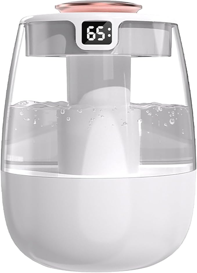 Cool Mist Humidifier, 1.5L Led Lights, Quiet Ultrasonic, Dual Nozzles, Smart by Unknown