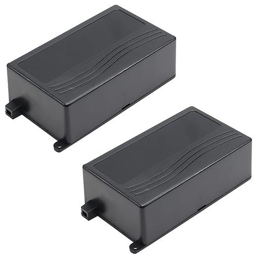Fielect 2Pcs Project Box Dustproof Electronic Junction Box ABS Plastic - Image 4