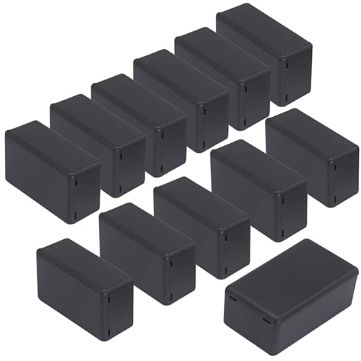 Zulkit 12Pcs Project Boxes ABS Plastic Electrical Project Case Power Junction by Zulkit