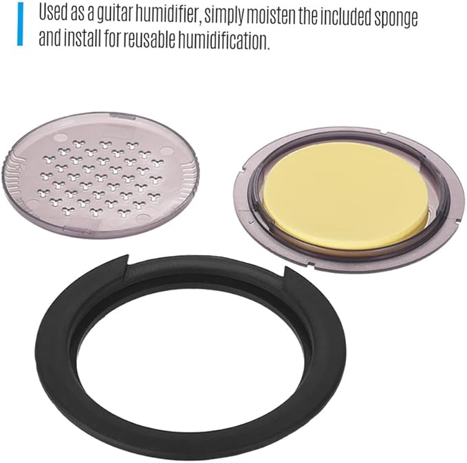 SM-20 3-in-1 Acoustic Guitar Sound Hole Cover Humidifier Reservoir Dehumidifier - Image 5
