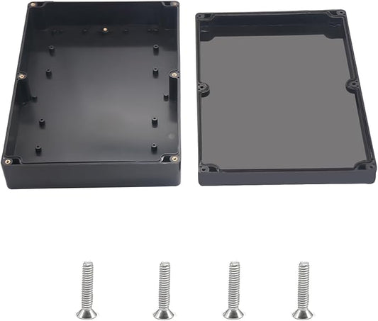 Outdoor Waterproof Junction Box IP67 Project Box ABS Black Electrical Boxes by Otdorpatio