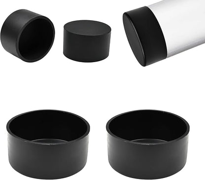 2-7/8" Silicone Chair Leg Floor Protectors, Rubber Chair Leg Caps, Non-Slip by EASYEAH