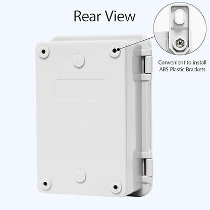 Junction Box, ABS Plastic IP65 Waterproof Dustproof Universal Electrical - Image 6