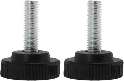 uxcell M8 x 25 x 30mm Screw on Furniture Glide Leveling Feet Adjustable Leveler by uxcell