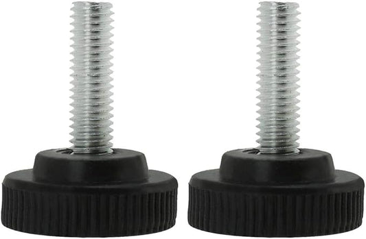 uxcell M8 x 25 x 30mm Screw on Furniture Glide Leveling Feet Adjustable Leveler by uxcell