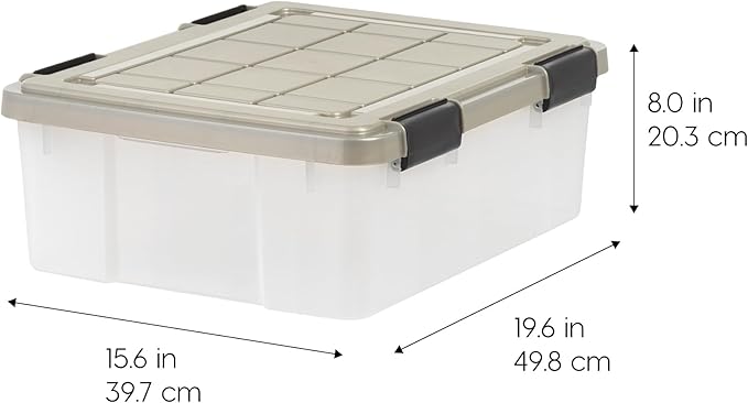 IRIS USA 27 Qt Storage Bins - Image 2