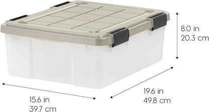 IRIS USA 27 Qt Storage Bins - Image 2