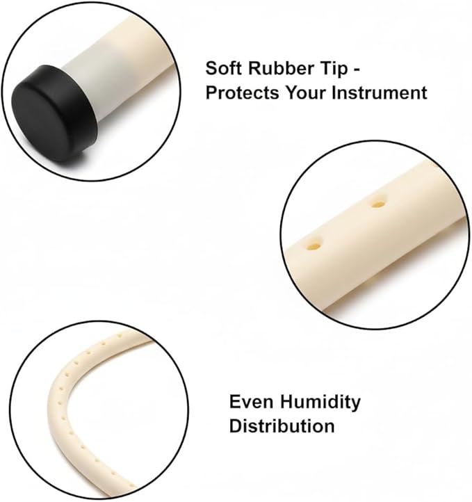 Violin Humidifier for F-Holes: Soft Rubber Soundhole Humidifier to Prevent - Image 4