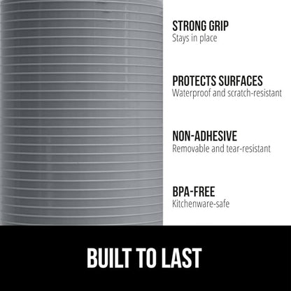 GORILLA GRIP DuraGuard Shelf Liner, 17.5x20 Non-Adhesive Cabinet Liners - Image 2