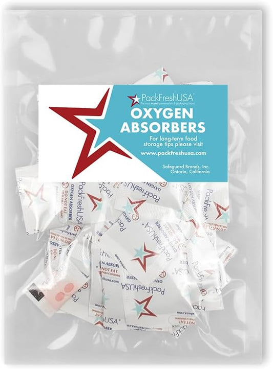 50cc Oxygen Absorber Packets by PackFreshUSA