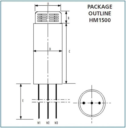 Taidacent Capacitive Linear Voltage Output Humidity Module Measure Relative - Image 2