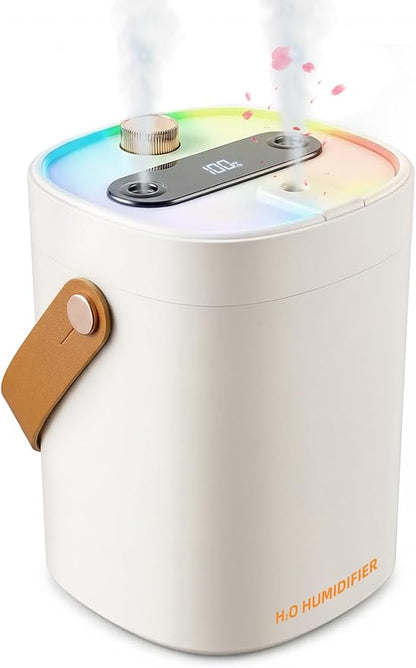 Humidifier, Essential Oil Diffuser, 2L Top Fill Humidifiers by Unknown