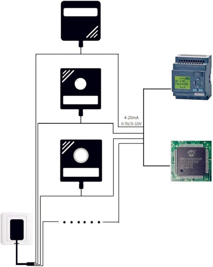 Taidacent Wall Amounted Industrial RS485 Modbus 4-20mA 0-5V/10V Weather - Image 4