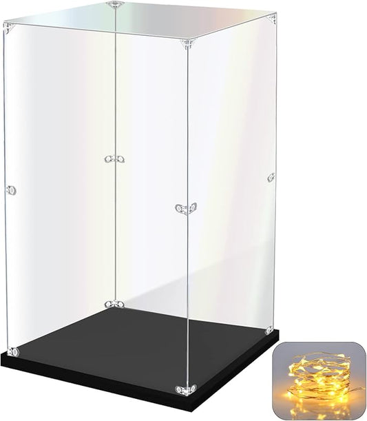 Acrylic Display Case for Collectibles Assemble Clear Acrylic Display Box for by KOLIPI