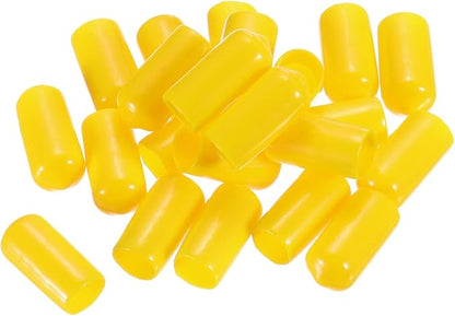 uxcell 20pcs Rubber End Caps 9.5mm ID Vinyl PVC Round Tube Bolt Cap Cover Screw - Image 4