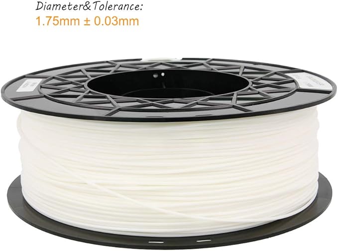 ST-PLA 3D Printer Filament White 1.75MM 1kg Spool Improved by New Formula - Image 3
