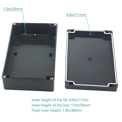 Junction Box, Zulkit Project Box IP65 Waterproof Outdoor Box ABS Plastic - Image 6
