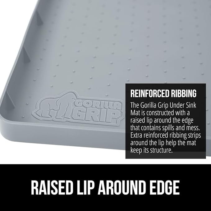 GORILLA GRIP Waterproof Silicone Under Sink Mat - Image 5