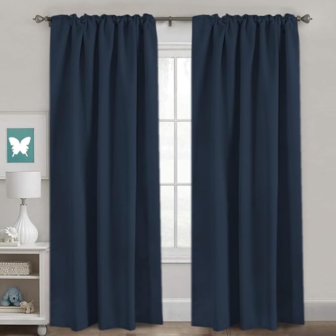 H.VERSAILTEX Blackout Curtains Thermal Insulated Window Treatment Panels Room - Image 2