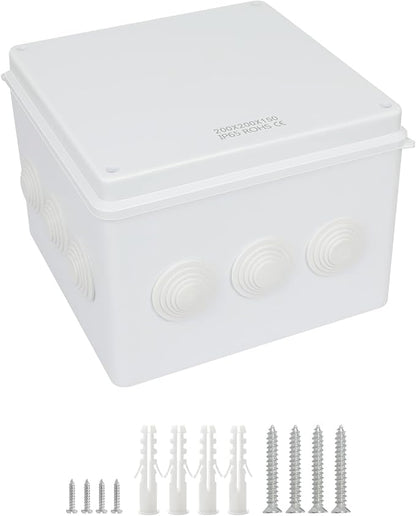LeMotech Junction Box, ABS Plastic IP65 Waterproof and Dustproof, Universal by LeMotech
