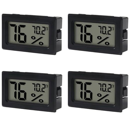 4 Pack Mini Hygrometer Thermometer Digital Electronic Temperature Humidity by DWEII