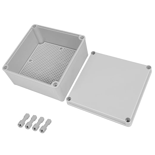 Junction Box，6.9"x 6.9"x 3.9" Outdoor Electrical Box by HoHaing