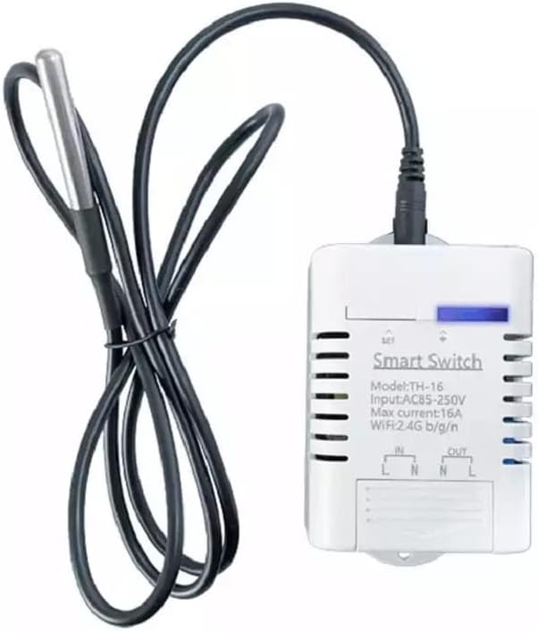 eWeLink Smart 16A Switch with Temperature and Humidity Monitoring, WiFi by MHCOZY