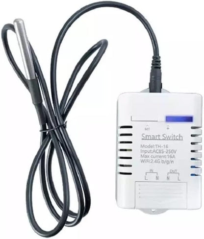 eWeLink Smart 16A Switch with Temperature and Humidity Monitoring, WiFi by MHCOZY