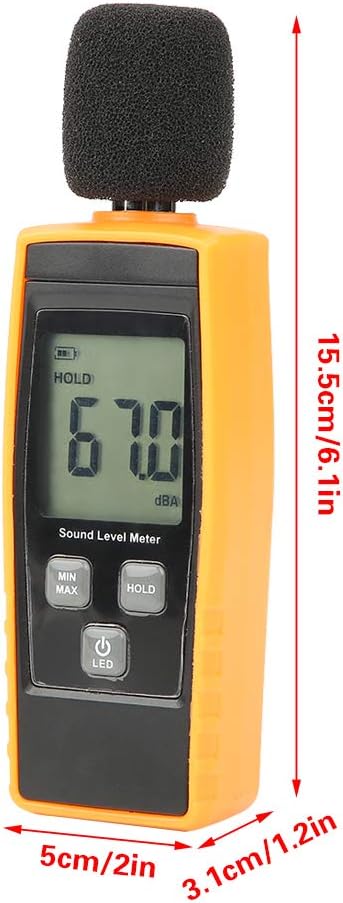 Decibel Meter LCD Digital Sound Level Meter DB Meter Environmental Noise Tester - Image 7