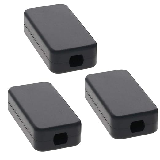 Fielect 1.57 x 0.79 x 0.41 inch Dustproof Electronic Junction Box Plastic by Fielect