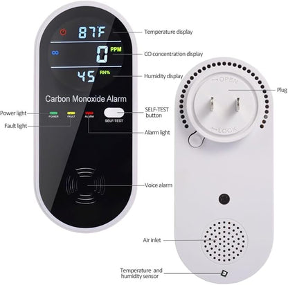 Carbon Monoxide Detectors, Carbon Monoxide Detector Plug in - Image 2