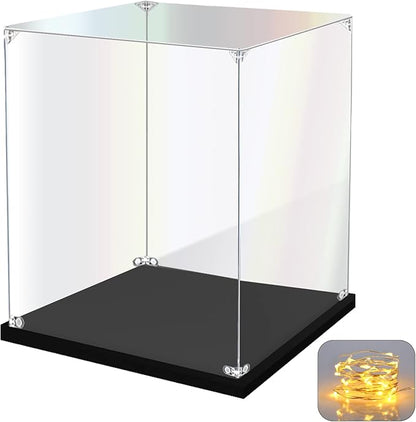 Acrylic Display Case for Collectibles Assemble Clear Acrylic Display Box for by KOLIPI
