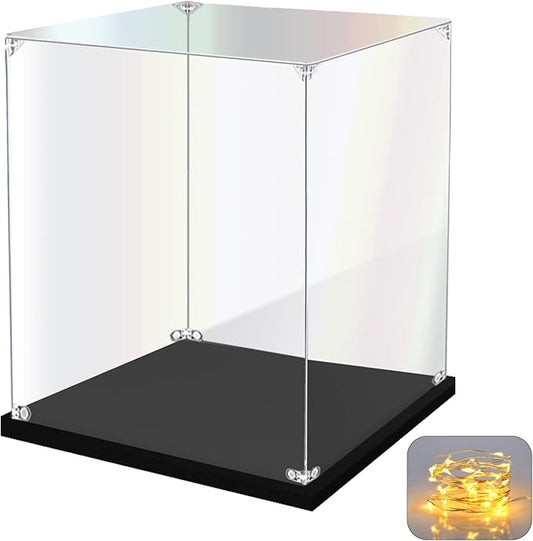 Acrylic Display Case for Collectibles Assemble Clear Acrylic Display Box for by KOLIPI